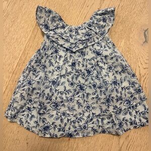 Janie and Jack Blue Floral Dress